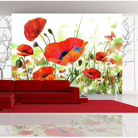 Fotomurale - Country poppies - 400x270 (1/4)