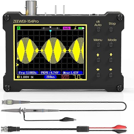 Oscilloscope numérique portable avec générateur de fonctions intégré -- (1/5)