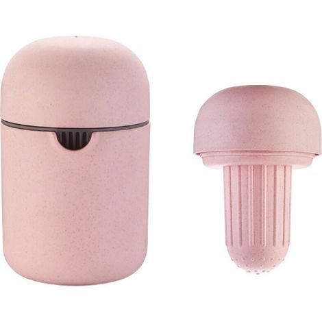 Presse-agrumes manuel, 14.5 x 10 cm Presse-agrumes manuel pour orange et citron, presse-agrumes manuel pour orange, citron, fraise, melon d'eau, ustensiles de cuisine(Couleur rose)