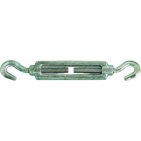 Spanner 2 Haken aus verzinktem Stahl für Seile d. 5mm bis 25kg, 1 Stück
