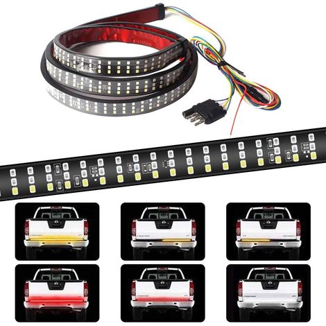 1 Barre LED 150cm 432LED Étanche Feu Arrière Clignotant Frein SUV Camion