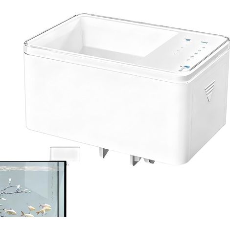 Nourrisseur Automatique pour Poissons Distributeur De Nourriture Réglable  Nourrisseur Automatique Pour Aquarium Et Vacances Pour Poisson D'Eau Douce Tropical, Tortue, Crevette, Tét (1/5)