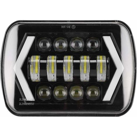 Faro LED H4 de 210 W, 6000 K, 21000 lúmenes, resistente al agua IP67, apto para Cherokee XJ 12-24 V. (1/5)