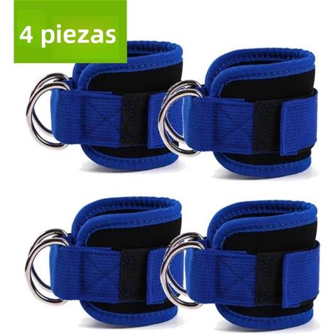 (Ensemble de 4 pièces, modèle 5) Sangle d'entraînement à visser pour les jambes et les hanches avec support de genou réglable (1/5)