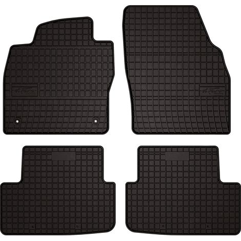 Tappetini in gomma per auto per: Volkswagen Polo VI hatchback (2017-) - neri, su misura