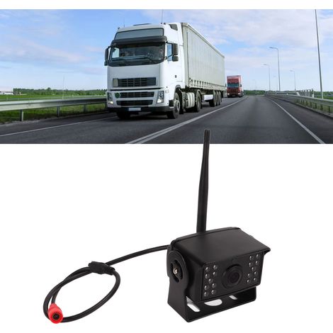 Caméra de recul HD WIFI avec 18 lumières LED adaptée aux voitures, camions, camping-cars, remorques, bus, véhicules de transport routier et autres véhicules (WCA102) (1/5)
