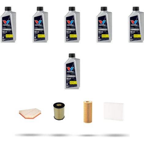 Kit tagliando 4 FILTRI e 6L OLIO compatibile con Volvo V40 II V40 Cross Country Dal 2.0 D3 110kw 2012 al 2015 (1/5)