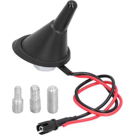Antenne de toit de voiture 3 cm, petit aérien court avec 3 adaptateurs de filetage, accessoire auto universel (1/5)