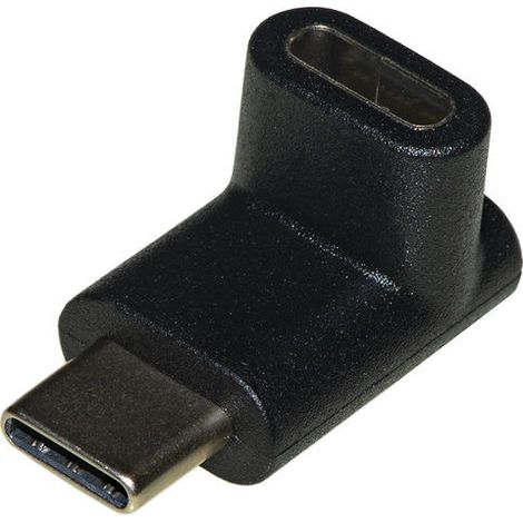 Adattatore Usb-C 2.0 Maschio/Femmina 90 Angolato Alto/Basso (Lkadat148)