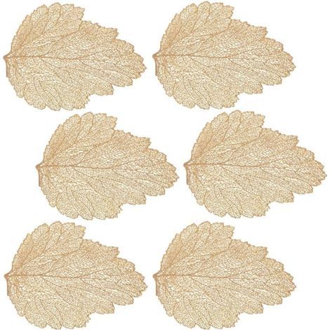 Lot de 6 sets de table motif feuille (1/2)