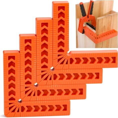 Équerres de Positionnement à 90 Degrés, 4"/100mm Pince à Angle Droit Carrés de Positionnement Type L (1/5)