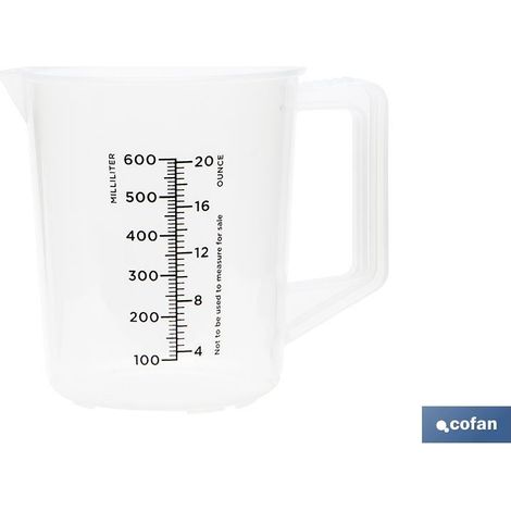 Brocca in polipropilene 600ml (1/3)