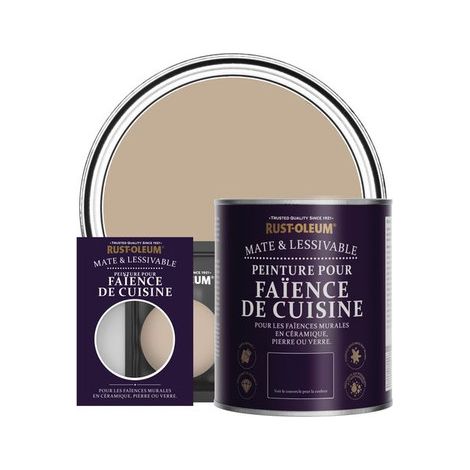 Peinture pour Faïence de Cuisine, Finition Mate - Caramel Salé