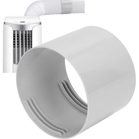Coupleur de Tuyau d'Évacuation, Adaptateur Universel ABS 15cm pour Climatiseurs Portables avec Raccord Fileté CW/CCW, Connecteur de Couplage pour Extension de Tuyau d'Air Conditionné (1/5)