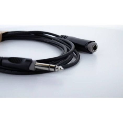 Cordial 14825 Jack Audio Cavo [1x Spina jack da 6.3 mm (stereo) - 1x Presa jack da 6.3 mm (stereo)] 5 m Nero guaina in (1/5)