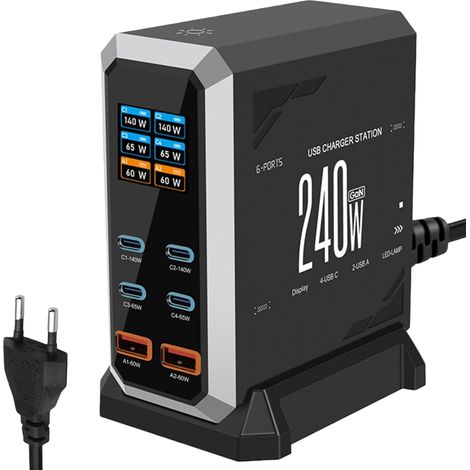 Trasmettitore ricevitore Bluetooth 5.3 - Adattatore audio wireless - Trasmettitore Bluetooth 2 in 1 con bypass, bassa latenza, interruttore on/off, display, ingresso AUX da 3,5 mm (1/5)