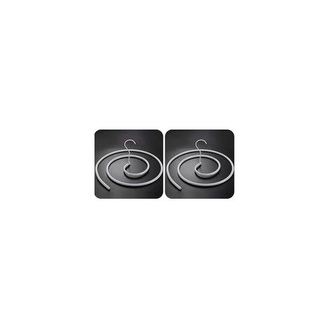 2 cintres spirale - Pour couettes, draps - Ronds