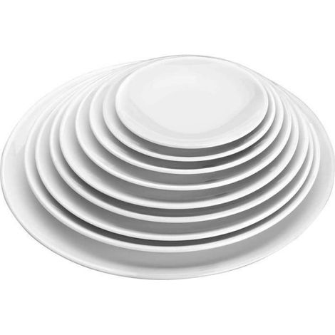 Plateau rond - - 62768 - Mélamine - Résistant à la chaleur - 35,5 x 30 cm