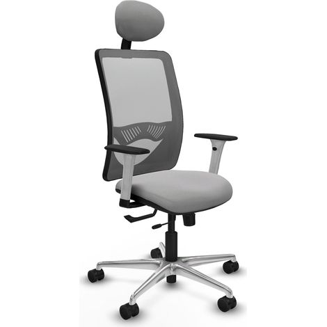 Chaise de bureau piqueras y crespo Zulema blanc mousse haute qualité (1/2)