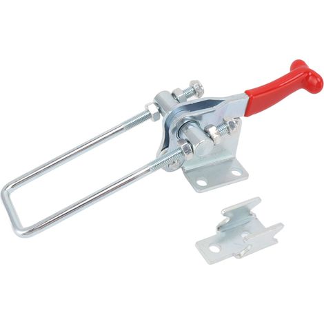 Loquet à bascule GH 40344, loquet à dégagement rapide réglable, loquet robuste pour portes, boîtes, couvercles d'armoires et fumoirs (1/5)