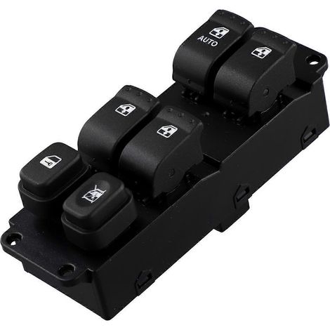Hauptschalter für elektrische Fensterheber für Ssangyong Rexton 2004-2011 - Schwarz