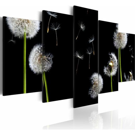 Tableau pissenlit vers la liberté - 100 x 50 cm (1/4)