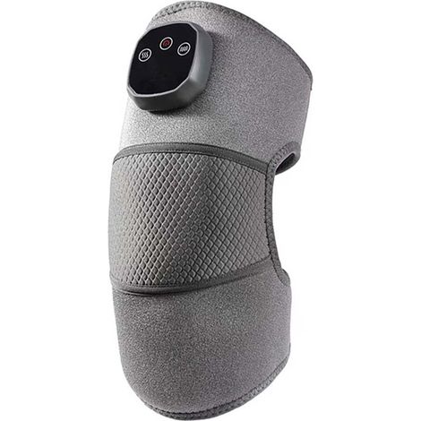 Masseur électrique de genou avec chaleur, design portable 3 en 1 pour soulager les douleurs aux épaules, coudes, genoux, 4 niveaux de température et minuterie de 15 minutes (1/5)