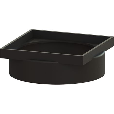 KESSEL-Elemento di rialzo - per scarico cantina, PP, nero, 27157