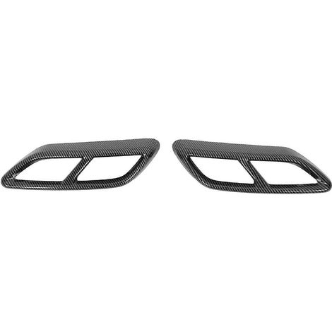 2 embouts d'échappement décoratifs gauche droite pour A3 8Y 2021+, cadre de tuyau arrière en acier inoxydable, accessoires tuning auto. (1/4)