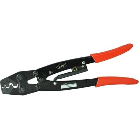 Pince à dénuder Outils de sertissage à la main for sertir des maillons de câbles non isolés Pinces robustes de 1,25 à 16 mm² (1/3)