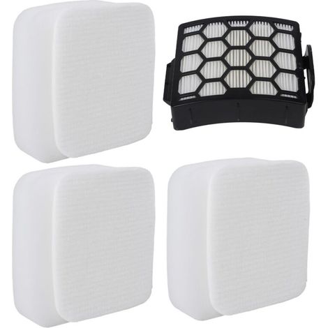 Confezione da 6/4 filtri compatibili con Shark LA300 NV602UK NV702UKT per aspirapolvere Mellbree, confezione da 6/4 pezzi (B) (1/4)