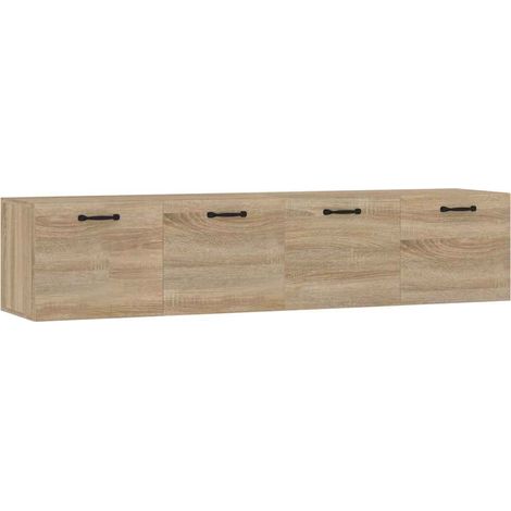 Maison Exclusive - Mobili Parete 2 pz Rovere Sonoma 60x36,5x35cm Legno Multistrato (1/5)