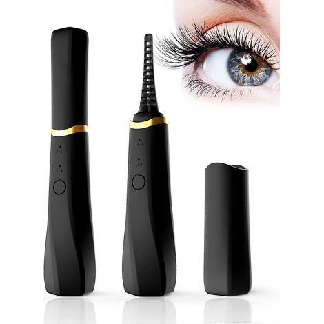 Recourbe-cils chauffant amélioré 2024, recourbe-cils électrique rechargeable avec port USB pour femmes (1/5)