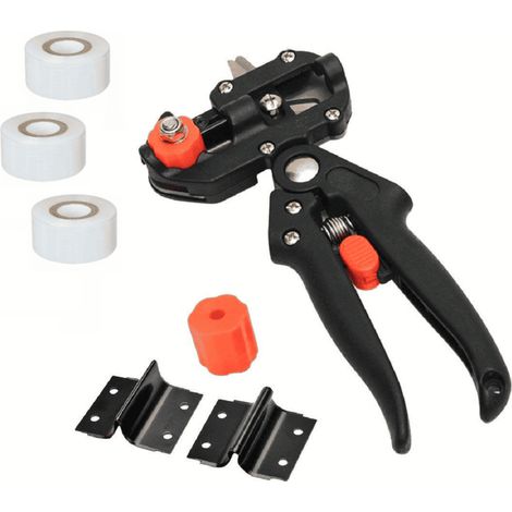 Pinza 3 innesti innestatrice giardinaggio piante fiori giardino + 3 nastri (1/2)