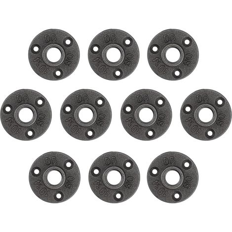 Filiyano-10 brides filetées métalliques pour fixation murale - 10 brides de tuyauterie (1/5)