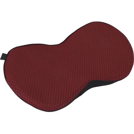 Cuscino per sedile auto, per cosce e fianchi, per la riduzione della pressione, ergonomico, leggero, confortevole, cuscino di supporto lombare per auto, rosso. (1/5)