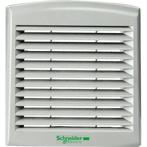Schneider NSYCAG125LPF Griglia di ventilazione con filtro ClimaSys CA per armadio - 125x125 mm (1/2)