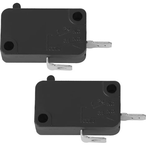 Lot de 2 Micro-Interrupteurs KW7-0, Pièces de Rechange Compatibles avec les Friteuses Air Chaud XL Power XL et Vortex Ainsi Qu'Avec les Plaques à Micro-Ondes et à Induction (1/5)