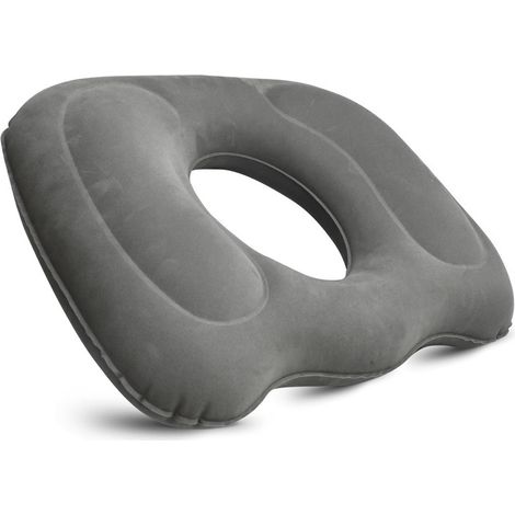1 Cojín ortopédico, inflable, plegable, para alivio del coxis, de escritorio (1/5)