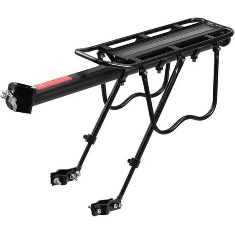 Portabici posteriore per mountain bike, montaggio sul reggisella, con catarifrangente e parafango, installazione rapida universale.