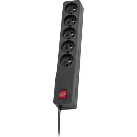 Lestar zx 510 g-a k.:cz 5.0m limitatore di tensione 5 uscite ac 230 v nero 5 m (1/2)
