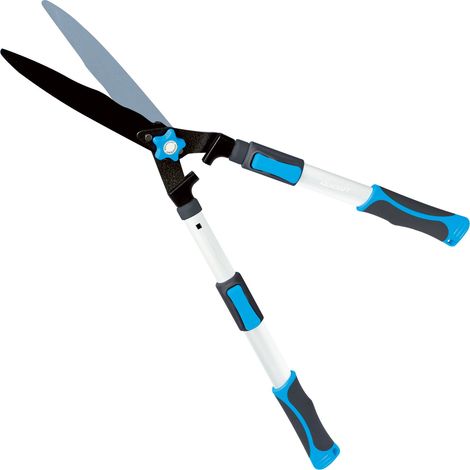 AQUACRAFT® Heckenschere 370213, Garten, Premium, WavyBlade, Alu/Soft, teleskopisch +20 cm
