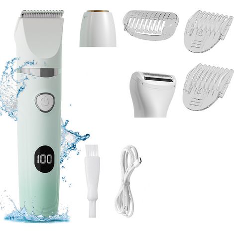 Este dispositivo de depilación es apto para el rostro, las axilas y los brazos. Puede utilizarse sobre piel seca o húmeda (1 kit, colores degradados). (1/5)