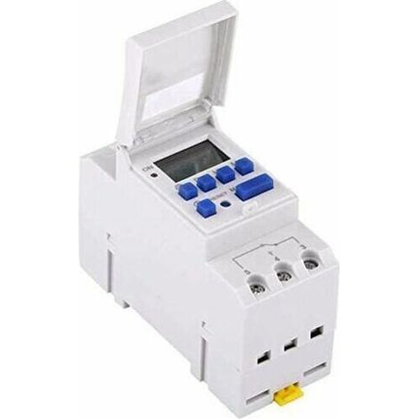 royaluxe -Programmat Horaire Electrique Minuterie Relais Interrupt Horaire Affich LCD Préréglage Hebdomadaire Programmable ( 220V ) (1/5)