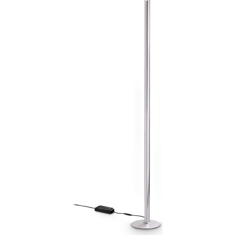 Ideal Lux Lampada da terra moderna DORICA 1 luce LED integrato acciaio metallo