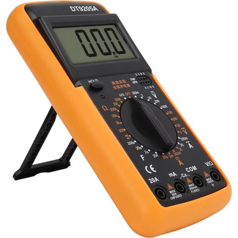 Multimètre numérique universel DT9205A avec protection contre les surcharges, haute précision pour les tests électriques (1/5)