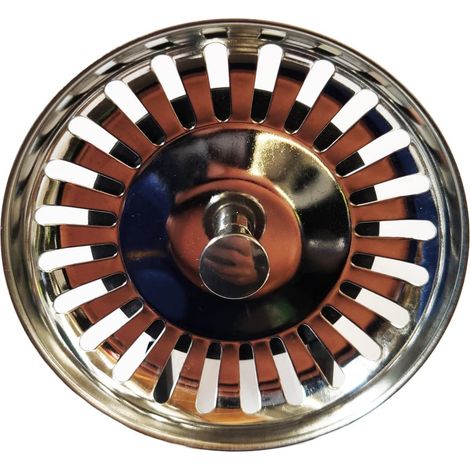Tapón de desagüe para fregadero de 3,5 pulgadas (80 mm)