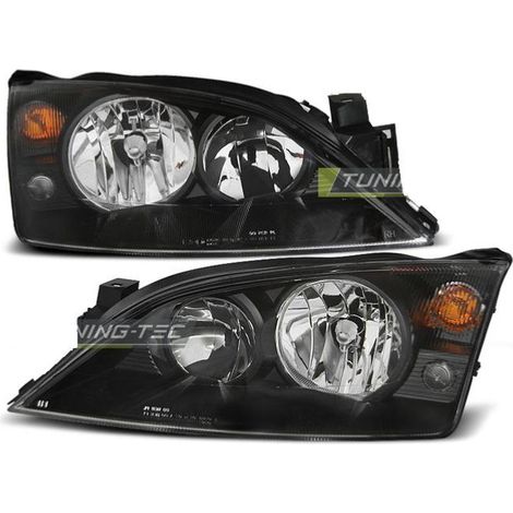 Paire de feux phares Ford Mondeo 00-07 design noir-27361373 (1/2)