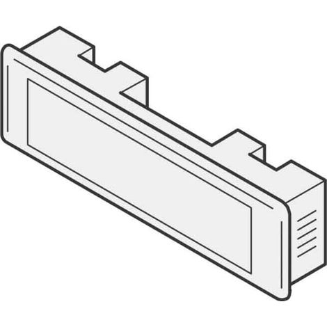 Renz Metallwaren. Kombitaster LIRA 75x22 weiss 97-9-85110 ws