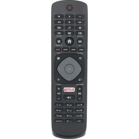 CREA Remote Control Replace For Philips 4k Uhd Hdr Ambilight Smart Tv 43pus6262 49pus6262 50pus6262 55pus6262 65pus6262 (1/3)